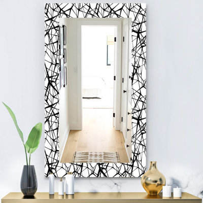 Motif Web - Miroir décoratif abstrait