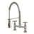 Kingston Brass Essex Double-Handle 2-Hole Deck-Mount Pre-Rinse Bridge Kitchen Faucet-110550790