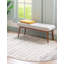 Tapis ovale en polypropylène beige / gris tissé à la machine 3 pi 3 po x 5 pi 3 po Alixs