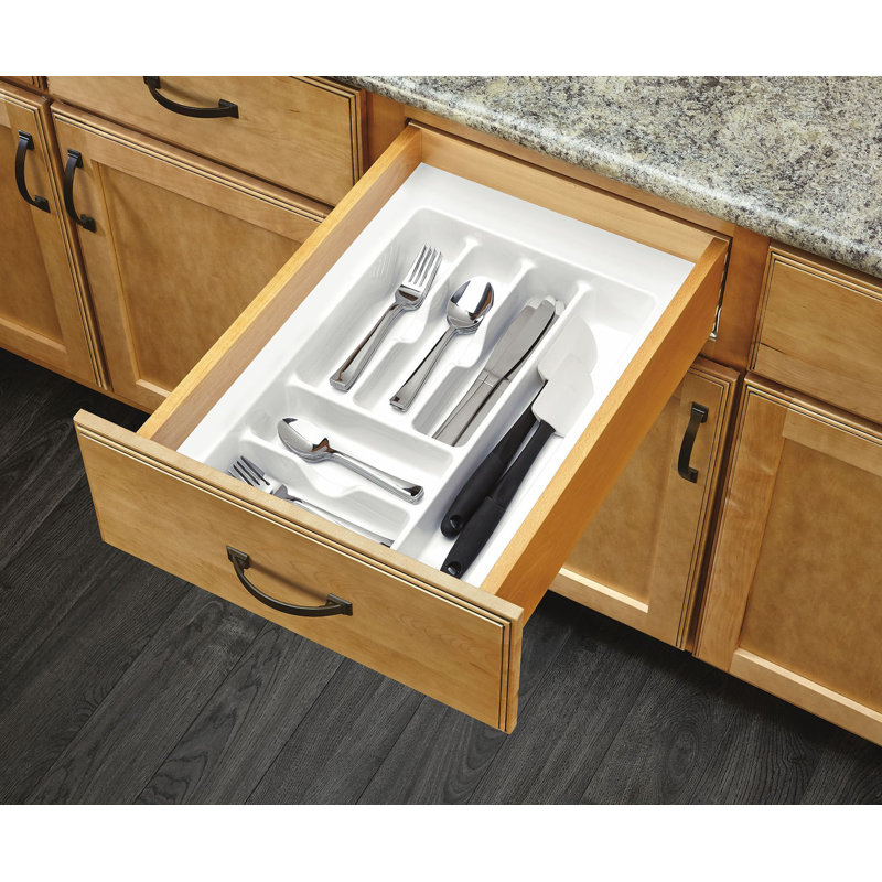 Rev-A-Shelf Plastic Compartment Cutlery Tray Insert Organize, Medium