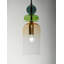 Sandy Gold Metal  Glossy Glass  LED E14 1x5 Watt 230 Volt  IP20 Bulb Excluded  D: 10.8 H1: 30 H2: 184 cm Adjustable height-600072906