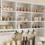  72.5"H Kitchen Pantry With Glass Door And Microwave Shelf-1803480432