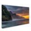 Art mural sur toile tendue - «Napali Sunset Kauai» de Pierre Leclerc pour décoration de salon, de chambre à coucher ou de bureau - 16 x 24-31383570