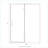 60'' - W x 74'' H Door Framed Shower Door with-98288062