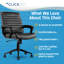 Chaise de bureau ergonomique à dossier moyen avec coutures matelassées et clic-clac Click325 Transform-91715005-94084508