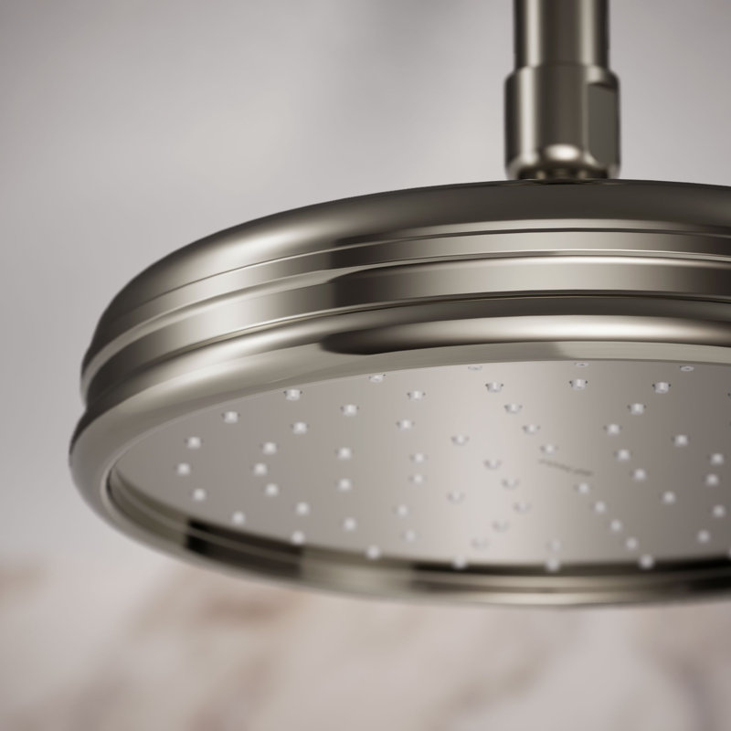 8" Round Rainhead, 1.75 GPM, Vibrant Polished Nickel