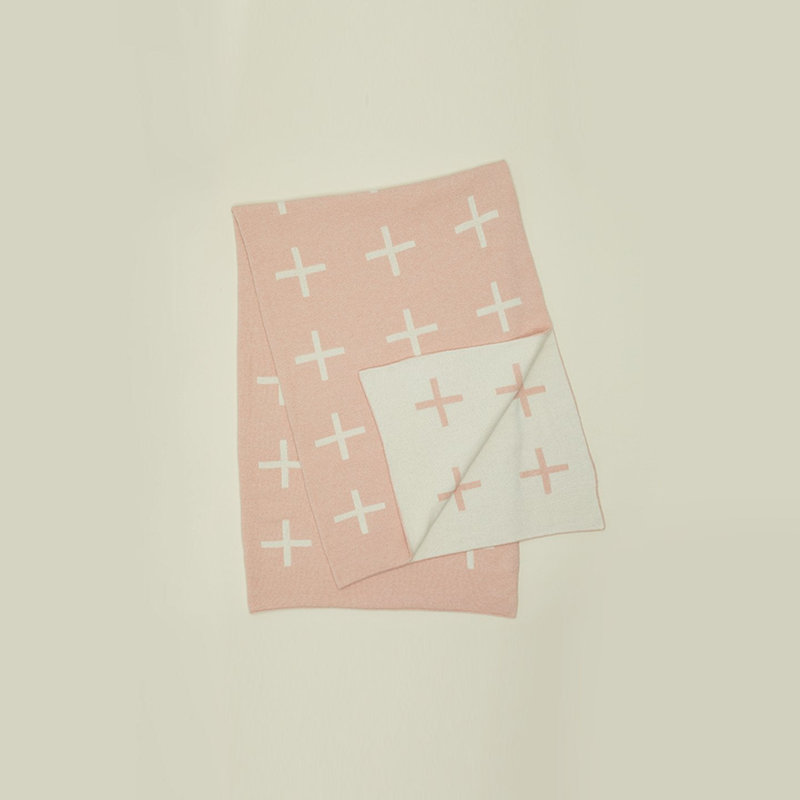 Jeté croisé, Blanc / rosé