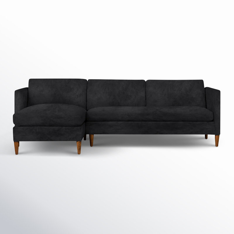 Clifford 2-Piece Sectional with Sinuous Springs and Feather Blend Cushions, Left Hand Facing