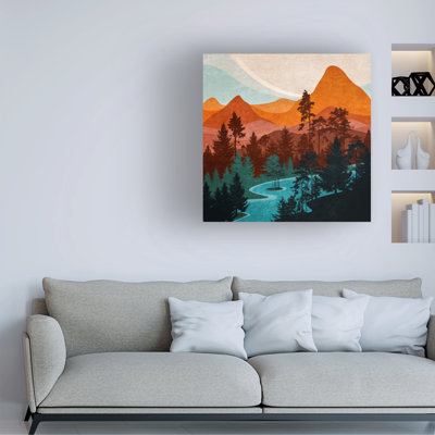 Bolog Emel Tunaboylu  Nehir 01 Canvas Art