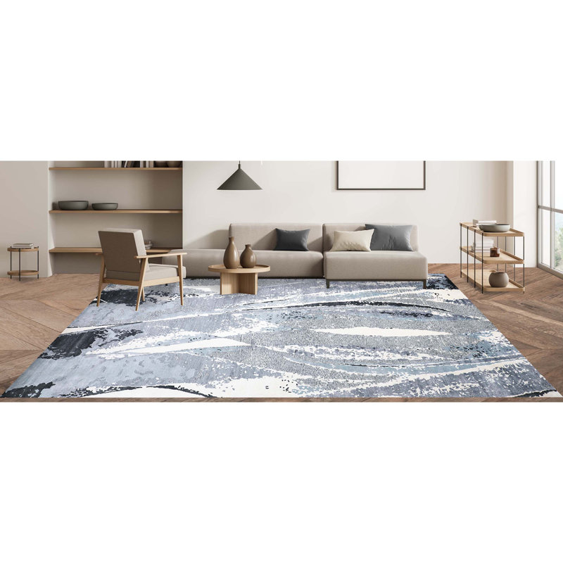 Abstract Area Rug, Rectangle 2' x 3'