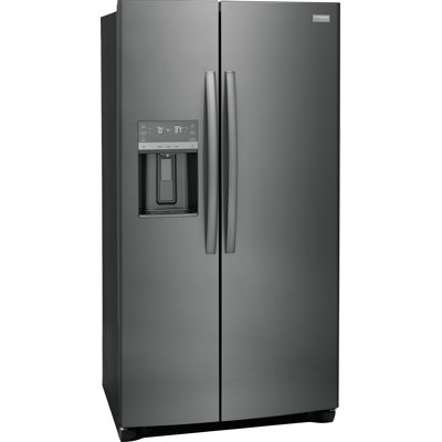 Frigidaire 36" 22.3 Cubic Feet Energy Star Smudge-Resistant Side By Side Refrigerator with External Water and Ice Dispenser