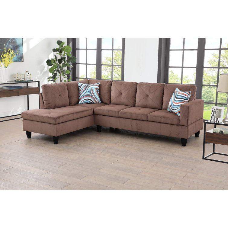 Latitude Run® Jacksmith 97 Width 3-Pieces Sectional Sofa & Chaise,Ottoman  & Reviews