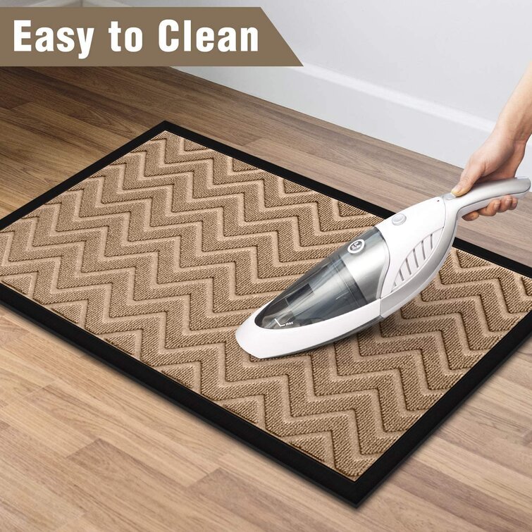 Latitude Run® Wendela Non-Slip Chevron Outdoor Doormat