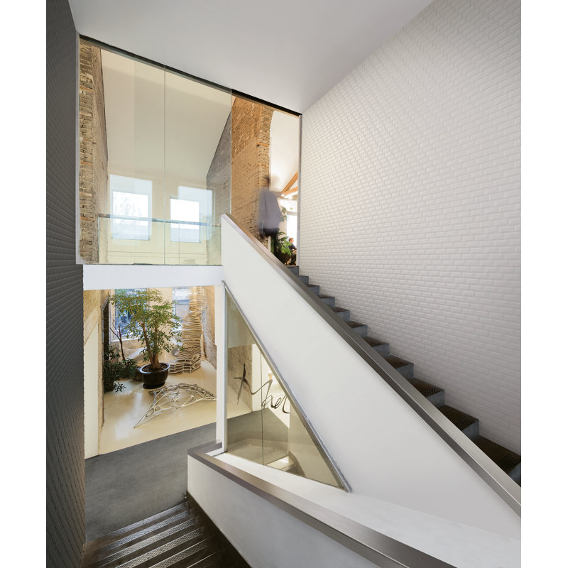 Geo 12" x 15" Porcelain Mosaic Tile, White
