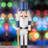 Christmas Baseball Player Nutcracker - Baseball Player With White Pin Stripe Uniform And Bat Holiday Decor Nutcracker