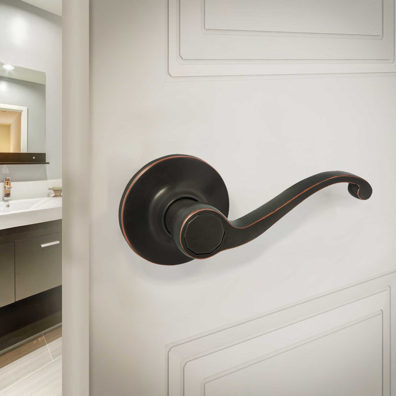 Faux levier de porte décoratif décoratif Ball, Laiton poli