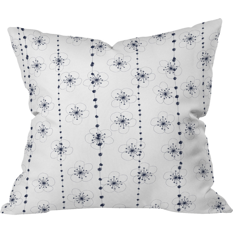 Ali Benyon Flower Waterfall Indoor Throw Pillow, 20" x 20"