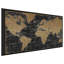 «Mappemonde Borderless Black Gold» par Pela Studio - impression-64742522-64742521