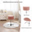 Bausch Swivel Upholstered Adjustable Height Counter Stool with Metal Frame-5882989