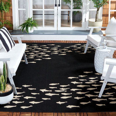 Tapis noir / beige Arley Cy6077