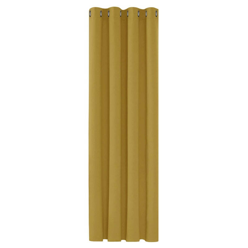 Poulter Blackout Curtain Single Panel, 52cm Width x 160cm Drop