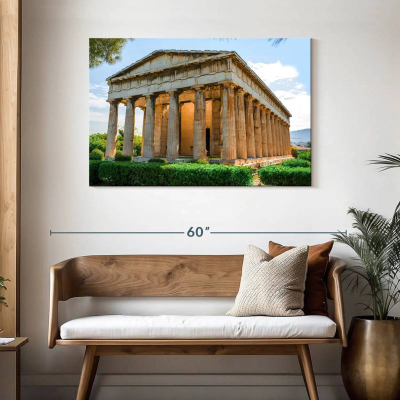 Temple Of Hephaestus, 30" H x 45" W