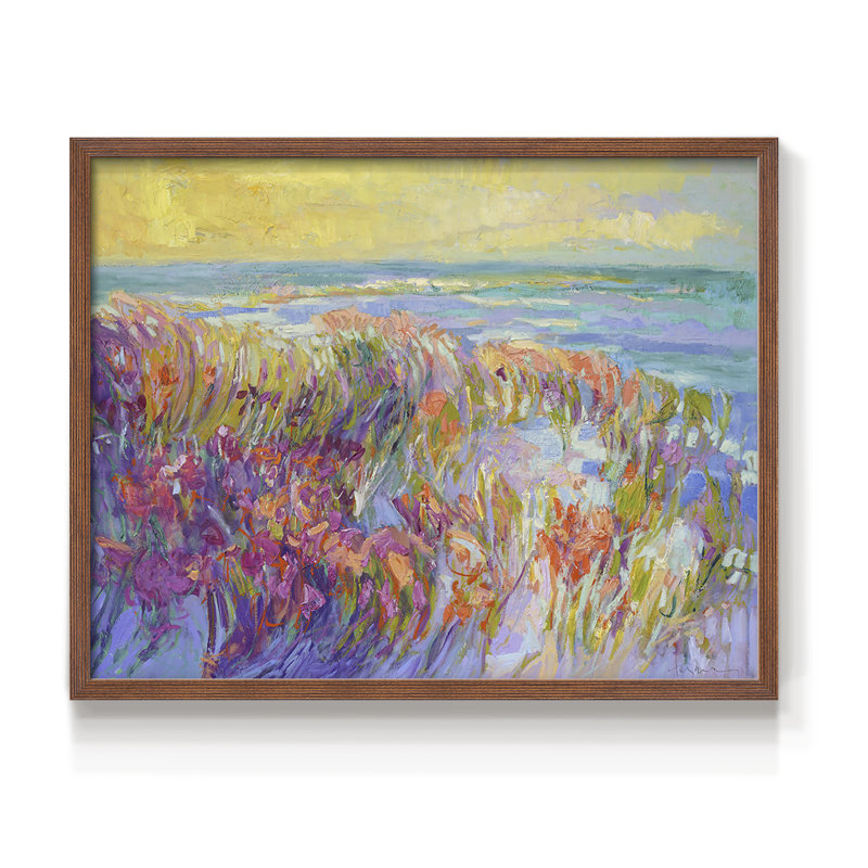 Summer Sanctuary -Framed Print - Restickable, Walnut, 22" H x 28" W