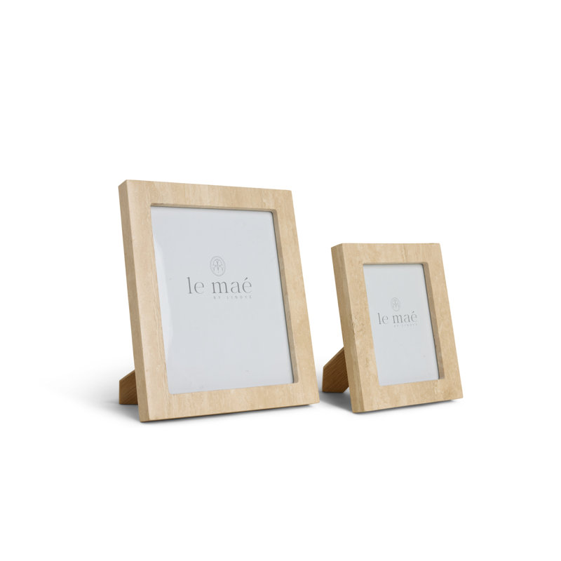 Travertine Stone Frame 5x7, 5" W x 7" H