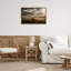 «Cowboy Jockey & Shining Sun», art mural encadré sur toile flottante, design par PHBurchett-633306128-633306133