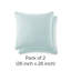 Ensemble de 2 taies décoratives matelassées à motif carré en microfibre à double bordure en microfibre Southshore-399142823-399142847