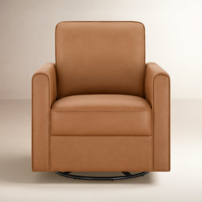 Weston Genuine Leather Swivel Armchair