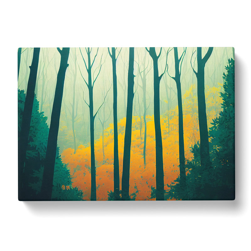 Welcoming Summer Forest - Wrapped Canvas, 40cm H x 60cm W x 3cm D
