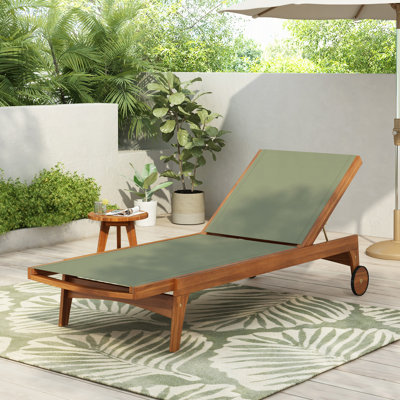 Chaise longue d'extérieur
