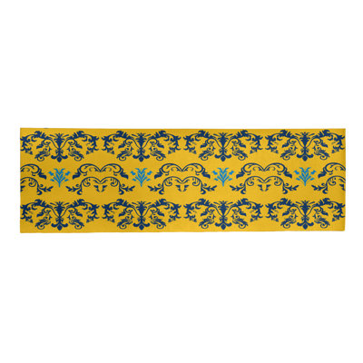 Tapis de couloir jaune