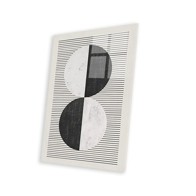 " Circles Black Lines "