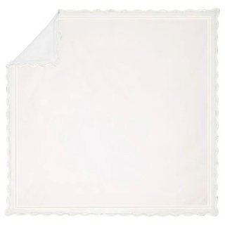 400TC Wavy Embroidery & Border Cotton Sateen Solid Cotton 4 Piece Sheet Set Fitted Sheet Fits Upto 16" Deep Pocket