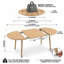 Ensembles de table de salle à manger extensible (doit inclure la table et la chaise)