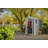Keter Manor 4x6 ft. Durable Resin Outdoor Storage Shed With Floor and Double Doors for Garden Patio Furniture and Tools, Grey
