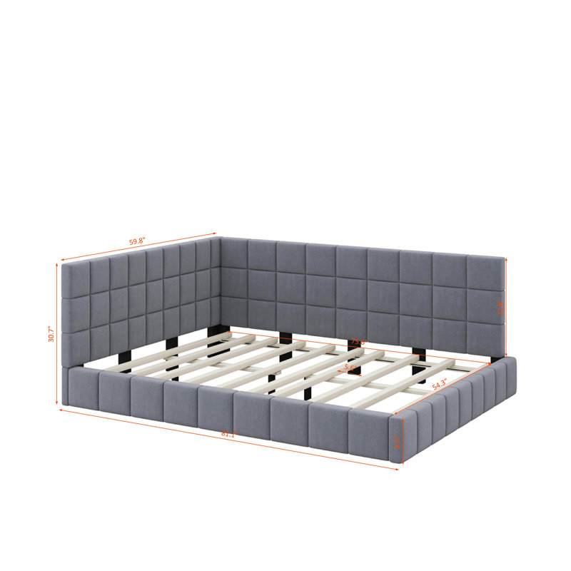 Full Size Upholstered Daybed Bed