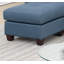 Canapé modulaire réversible en polyfibre bleu capitonné-609353166-609353164