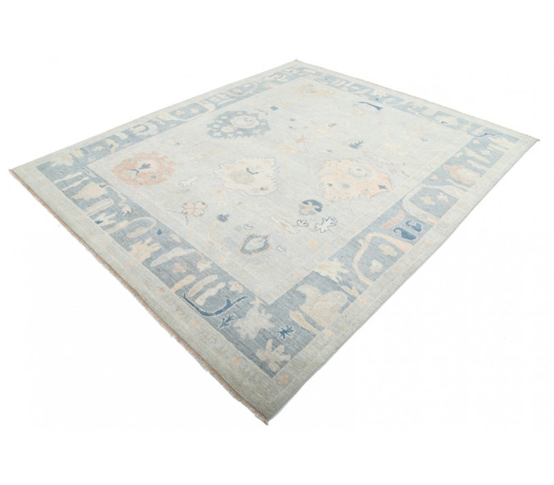 One-of-a-Kind 9'1"X9'11" Area Rug in Beige/Gray/Malibu