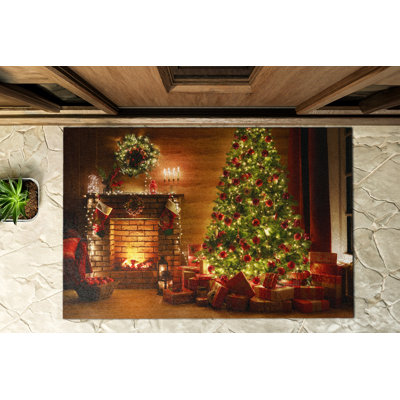 Non-Slip Christmas Outdoor Doormat