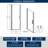 32"W x 72"H Frameless Foldable Shower Door, Aluminum Alloy, 0.24" Tempered Glass Shower