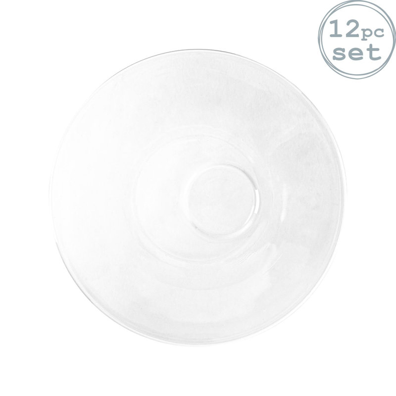 Bar Glass Espresso Saucers - 14cm