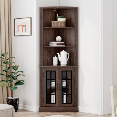 Armoney Corner Storage Bookcase