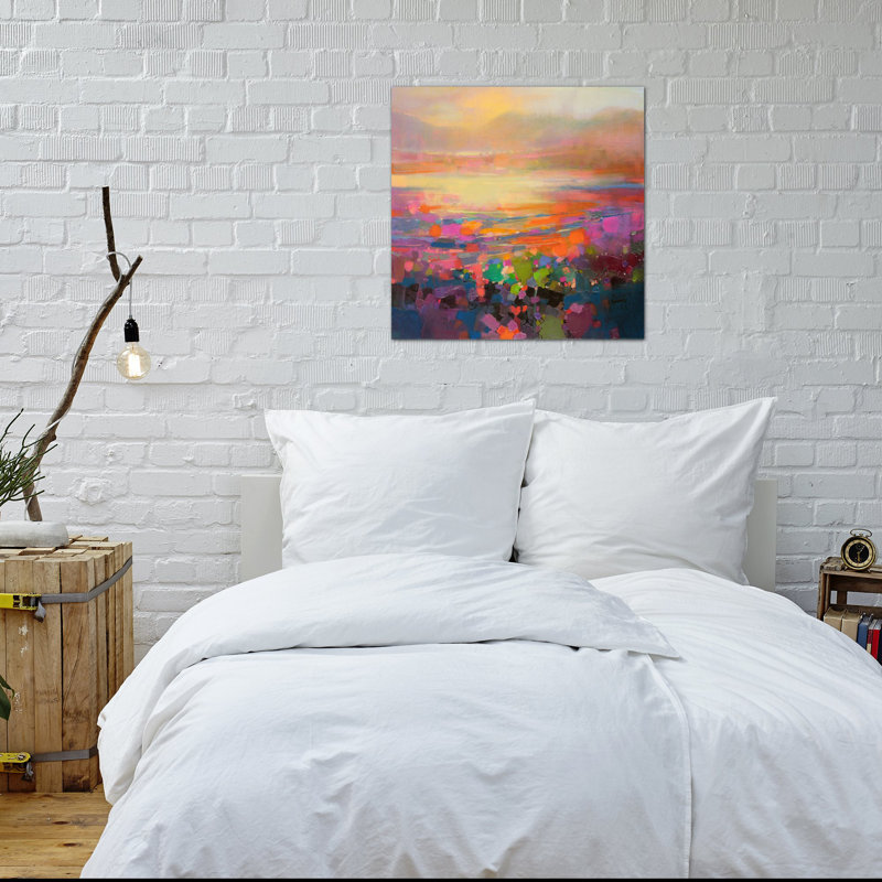 "diminuendo shore" par scott naismith, reproduction d’art sur toile tendue, H 18 po x l 18 po x P 1,5 po