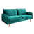Velours cyan foncé