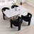 Modern Dining Chairs Barrel Dining Chairs Upholstered Dining Room Chairs With Arm Comfy Accent Side Chairs For Dining Room/Living Room Set of 2-739116846