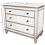 Commode d'appoint à miroir 3 tiroirs Daneli