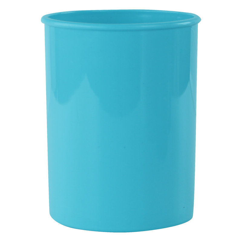 Pot à ustensiles en plastique, Turquoise